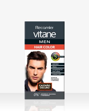 Tinte Castano Oscuro Vitane Men 25 g