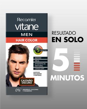 Tinte Castano Oscuro Vitane Men 25 g