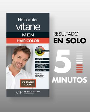 Tinte Castano Claro Vitane Men  25 g