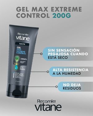 Gel Max Xtrem Control Vitane Men 250 g