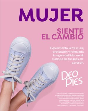 Desodorante Para Pies Mujeres Deo Pies 260 ml