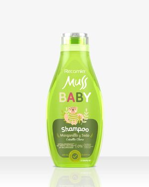 Shampoo Manzanilla y Seda Muss Baby 400 ml