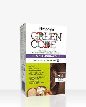 Tinte  #5.4 Castaño Claro Cobrizo Green Code Kit  50g