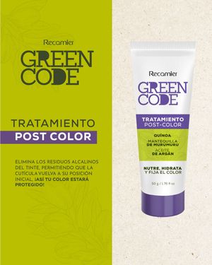 Tinte #1.0 Negro Natural Green Code Kit  50g