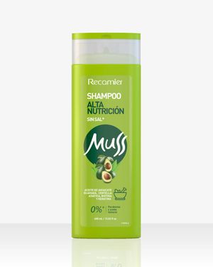 Shampoo Alta Nutrición Muss  400ml