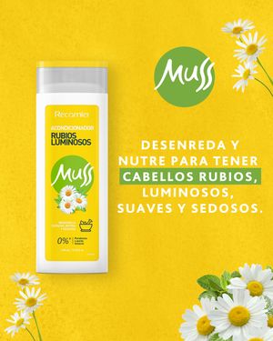 Acondicionador Rubio Luminoso Muss  400ml