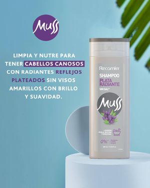 Shampoo Plata Radiante Muss  400ml