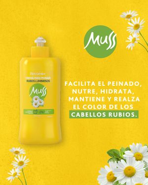 Crema para Peinar Rubio Luminoso Muss  300gr