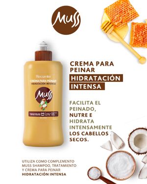 Crema para Peinar Hidratación Intensa Muss 300gr