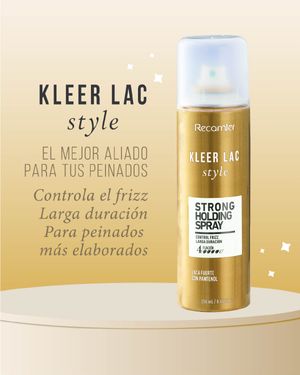 Laca Fuerte Strong Holding Spray Aerosol Kleer Lac 250 ml