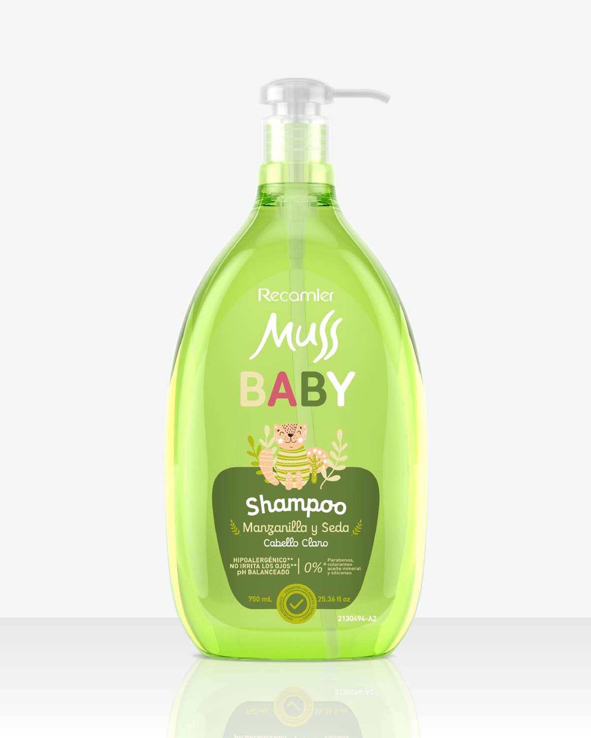 Shampoo Muss Baby Manzanilla 750ml
