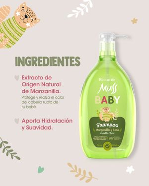 Shampoo Baby Manzanilla Muss  750ml