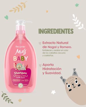 Shampoo Baby Romero Seda Muss  750ml