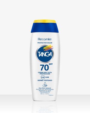 Bloqueador SPF 70 Crema Tanga 220 ml