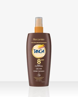 Locion Bronceador SPF 8 Tanga185 ml