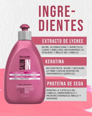 Tratamiento sin enjuague Liss Control Salon In 300 ml