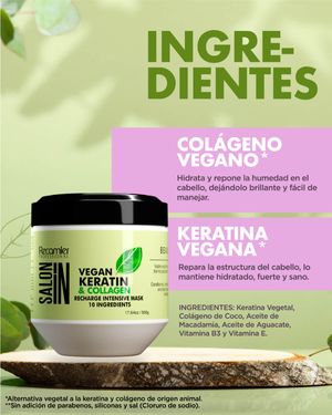 RECHARGE INTENSIVO VEGAN KERATIN COLLAGEN 500 GR