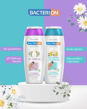 Jabón Íntimo Bacterion Manzanilla y Calendula x 220 ml