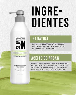 Acondicionador Keratin Ultra Force Salon In 1000 ml