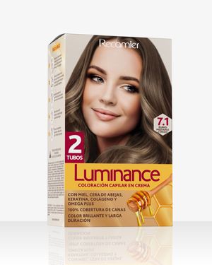 Tinte #7.1 Rubio Mediano Cenizo Luminance