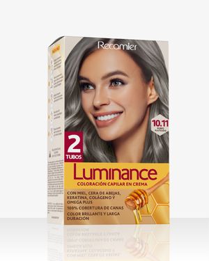 Tinte #10.11 Rubio Plateado Luminance