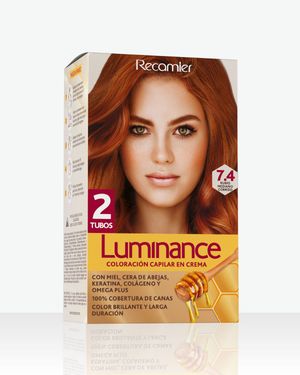 Tinte # 7.4 Rubio Mediano Cobrizo Luminance