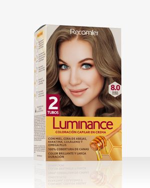Tinte #8.0 Rubio Claro Luminance