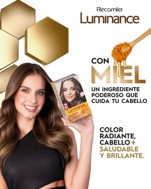 Tinte #6.1  Rubio Oscuro Cenizo Luminance