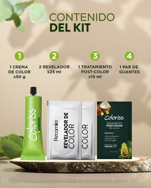 Tinte #6.0 Rubio Oscuro Coloriss