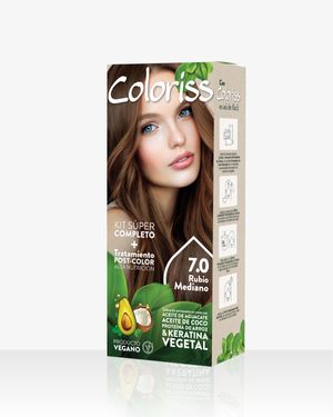 Tinte #7 Rubio Mediano Coloriss